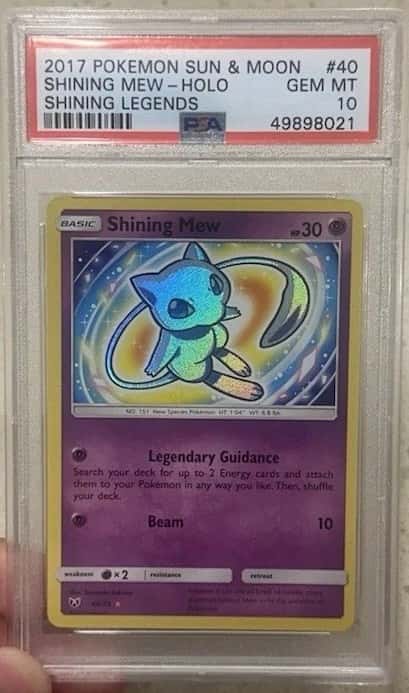 Pokémon Company Pokémon TCG Shining Legends Shining Mew 40/73 Holo PSA 10