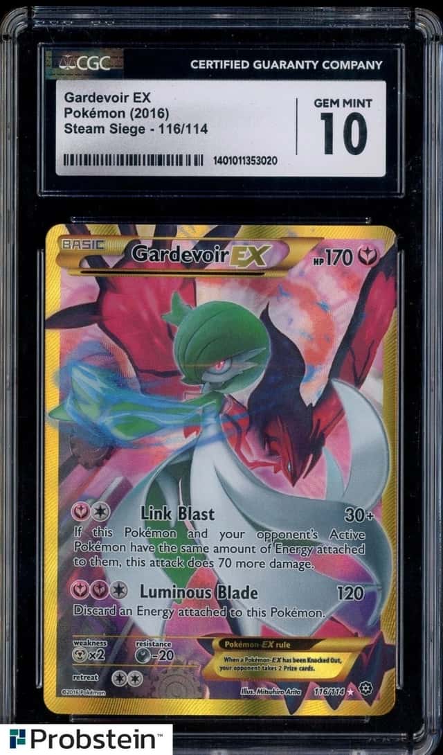 2016 Pokemon Steam Siege 116/114 Gardevoir ex CGC 10 GEM MINT