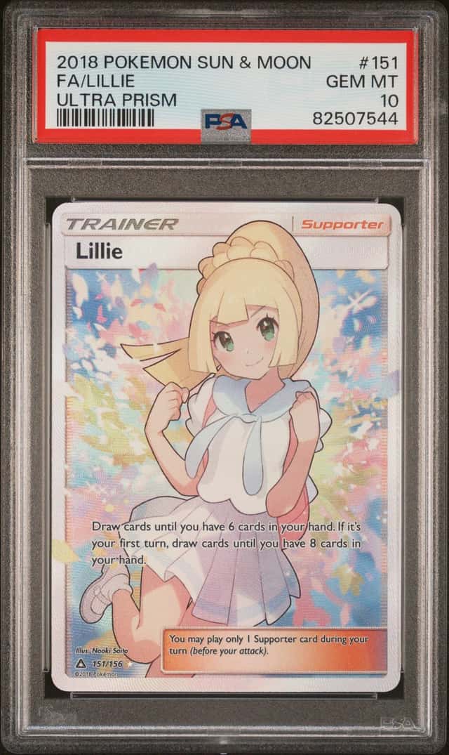 2018 Pokemon Sun & Moon Ultra Prism #151 FA Lillie PSA 10 GEM MINT