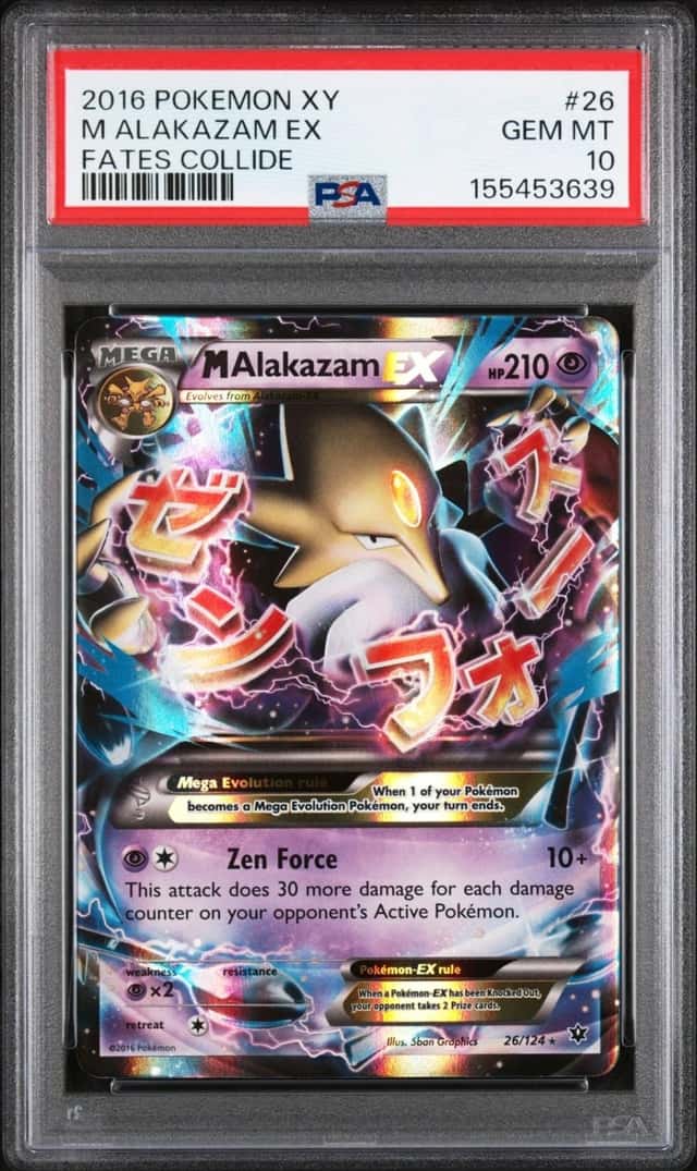 Pokemon M Alakazam EX Fates Collide 26/124 PSA 10 Gem Mint