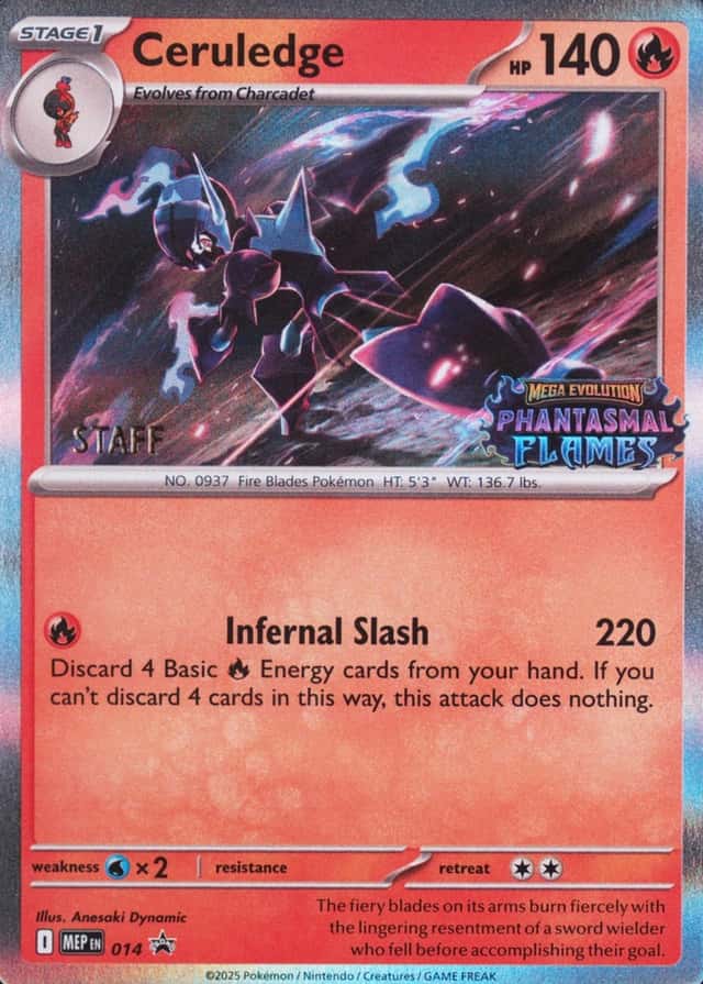 Prerelease · Flames Phantasmal Staff