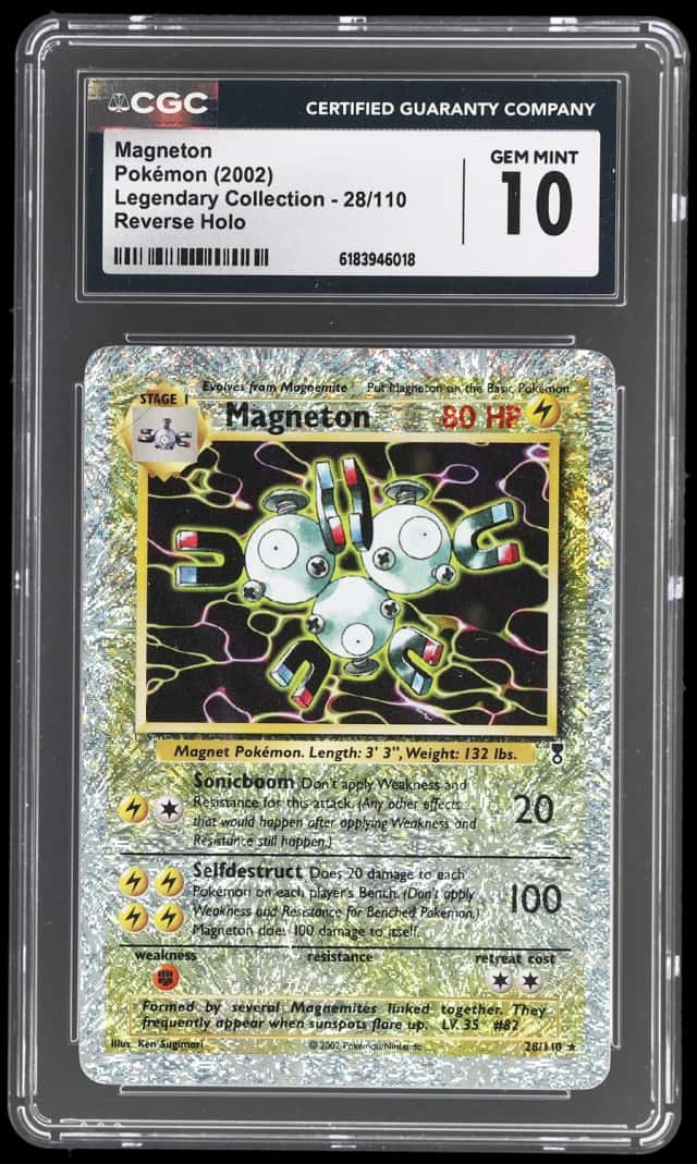 2002 Pokemon Legendary Collection Reverse Foil Magneton #28