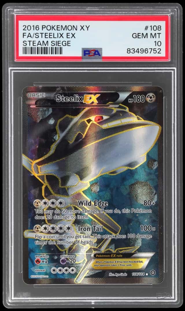 2016 Pokemon XY Steam Siege Steelix Ex #108