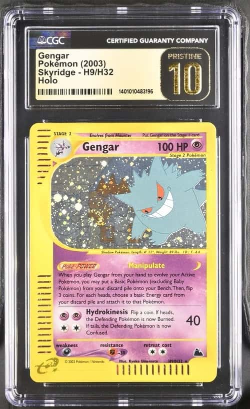 2003 Pokemon Skyridge Holo Gengar #H9