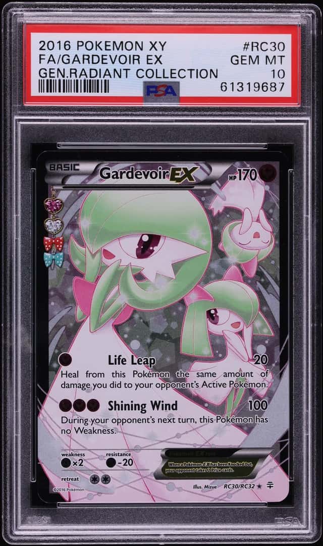 2016 Pokemon XY Generations Radiant Collection Full Art Gardevoir EX #RC30 PSA 10 GEM MINT