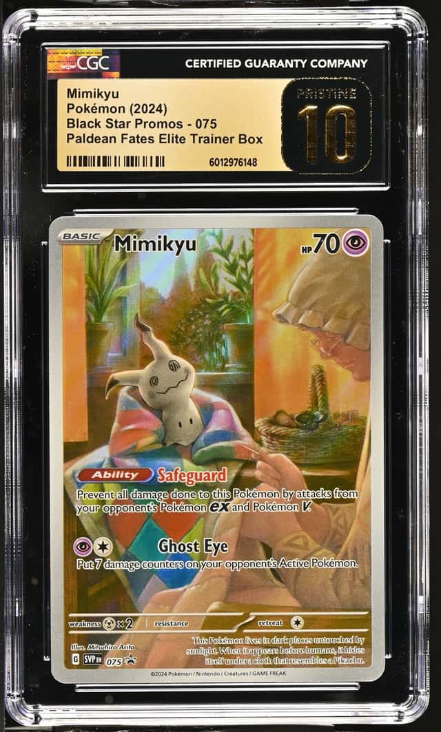 The Pokémon Company Pokémon TCG Mimikyu 075 SV Promo 2024 Holo Psychic