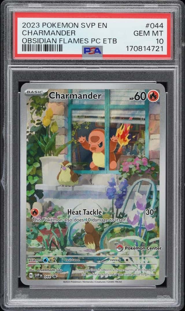 2023 POKEMON SVP EN-SCARLET & VIOLET BLACK STAR PROMOS #044 CHARMANDER PSA 10