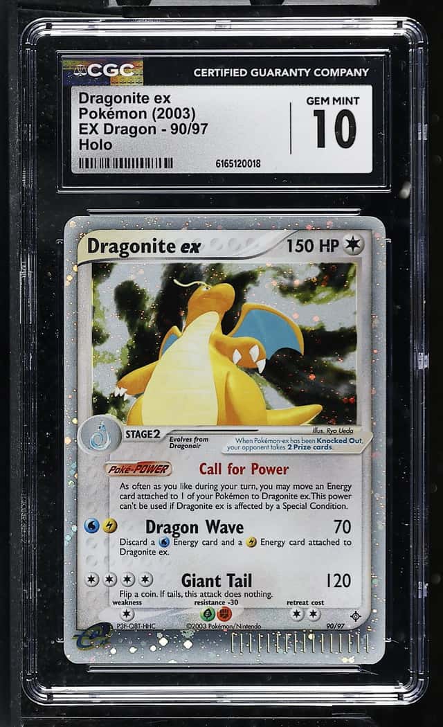 2003 Pokemon EX Dragon #90/97 Dragonite Holo CGC 10 GEM MINT