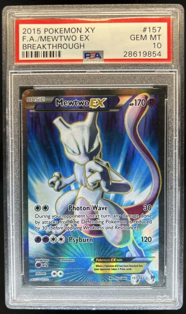 2015 Pokemon XY BREAKthrough Mewtwo #157/162 PSA 10 GEM MINT