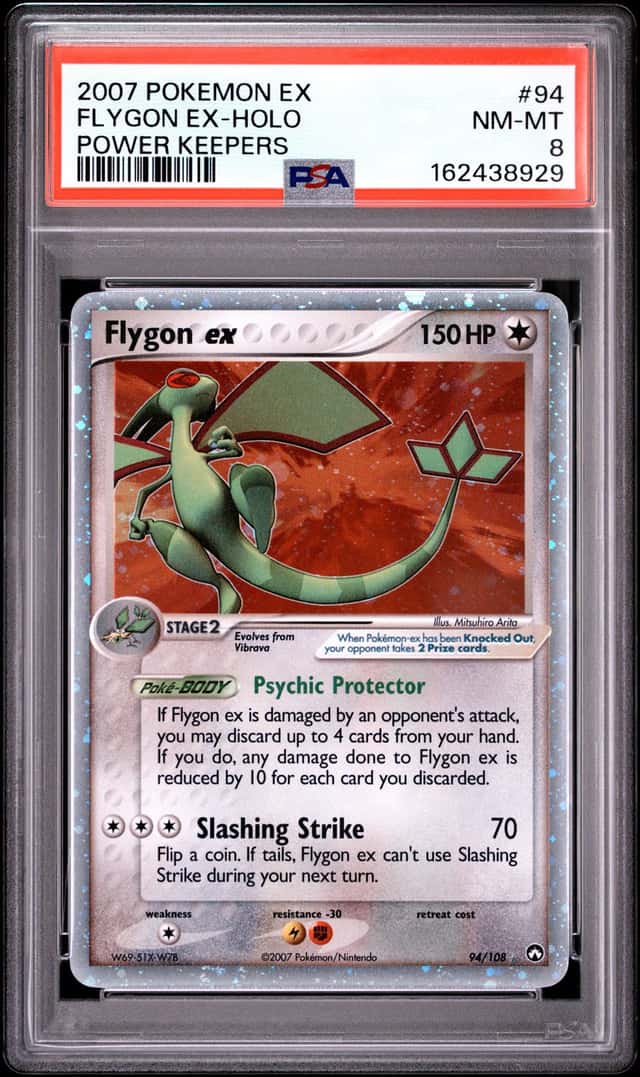 2007 Pokemon Ex Power Keepers Holo Flygon Ex #94