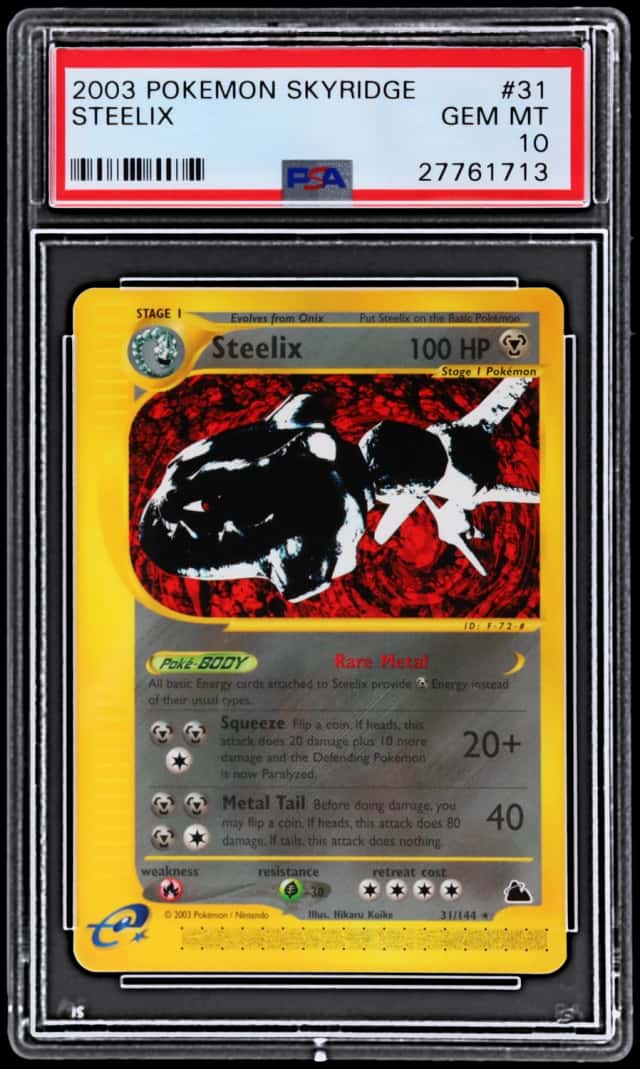 2003 Pokemon Skyridge Steelix #31