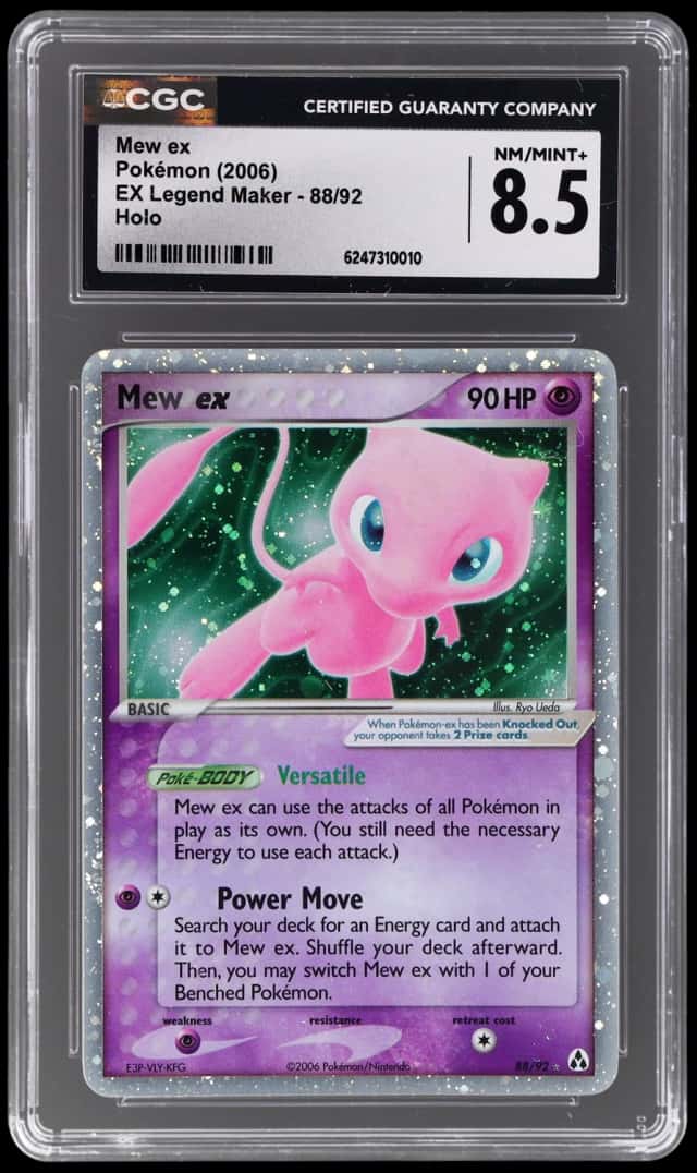 2006 Pokemon Ex Legend Maker Holo Mew Ex #88