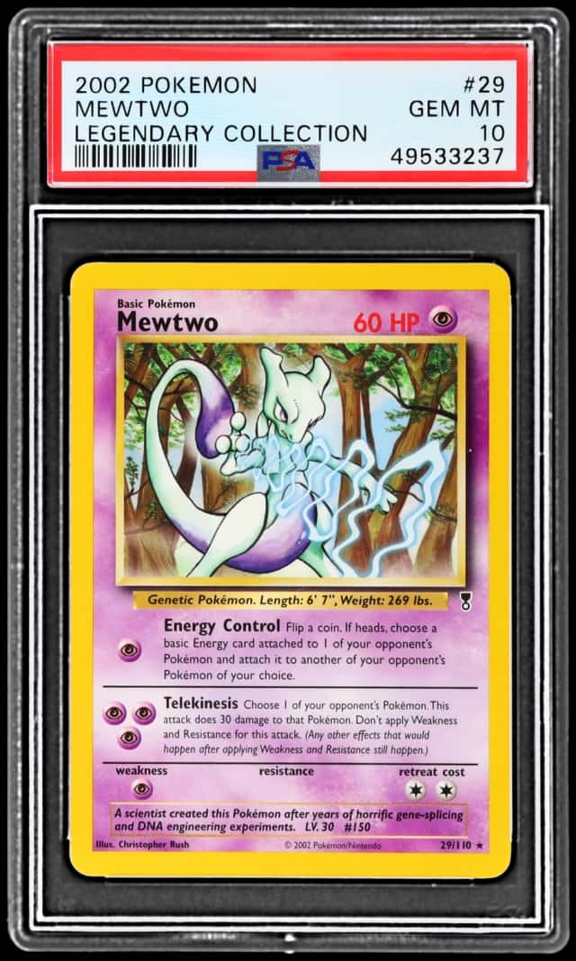 2002 Pokemon Legendary Collection Mewtwo #29