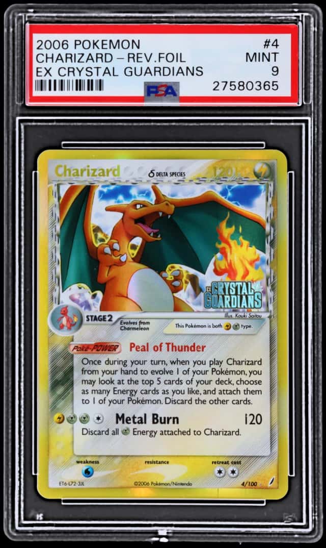 2006 Pokemon Ex Crystal Guardians Reverse Holo Charizard #4