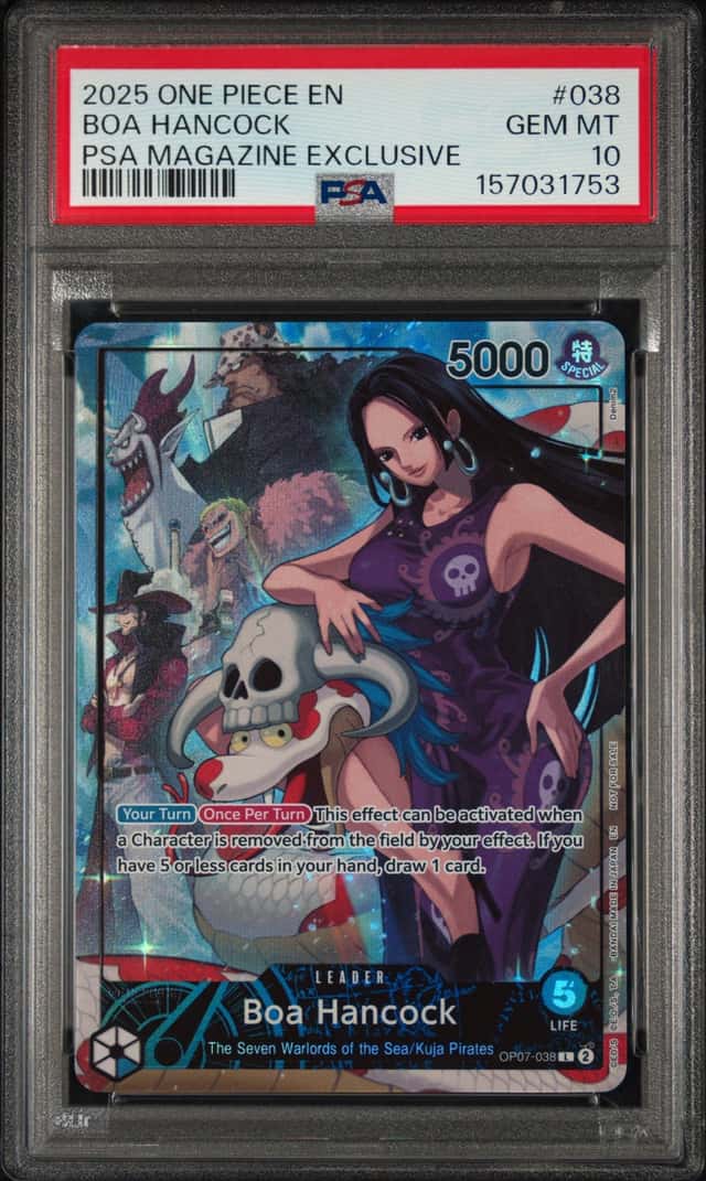 2025 One Piece Promos PSA Magazine Exclusive #038 Boa Hancock PSA 10