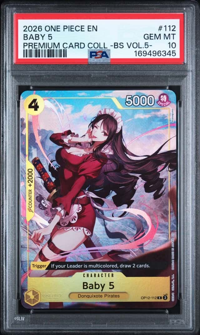 2026 ONE PIECE PREMIUM CARD COLLECTION -BEST SELECTION VOL.5- #112 BABY 5 PSA 10