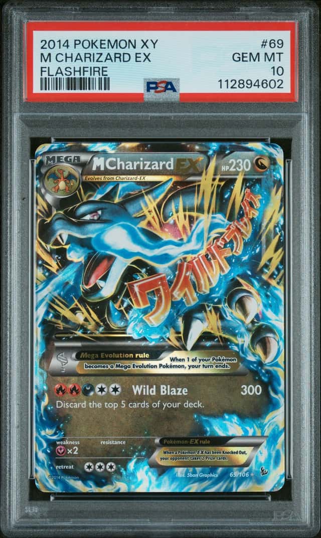 2014 Pokemon XY Flashfire #69 M Charizard EX PSA 10 GEM MINT