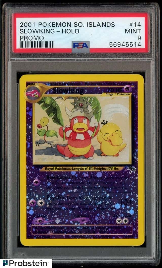 2001 POKEMON SOUTHERN ISLANDS PROMO #14 SLOWKING-HOLO PROMO PSA 9 MINT