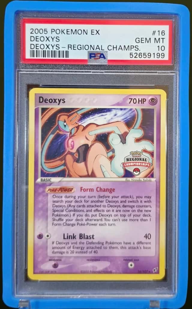 2005 POKEMON EX DEOXYS DEOXYS REGIONAL CHAMPIONSHIPS #16 PSA 10