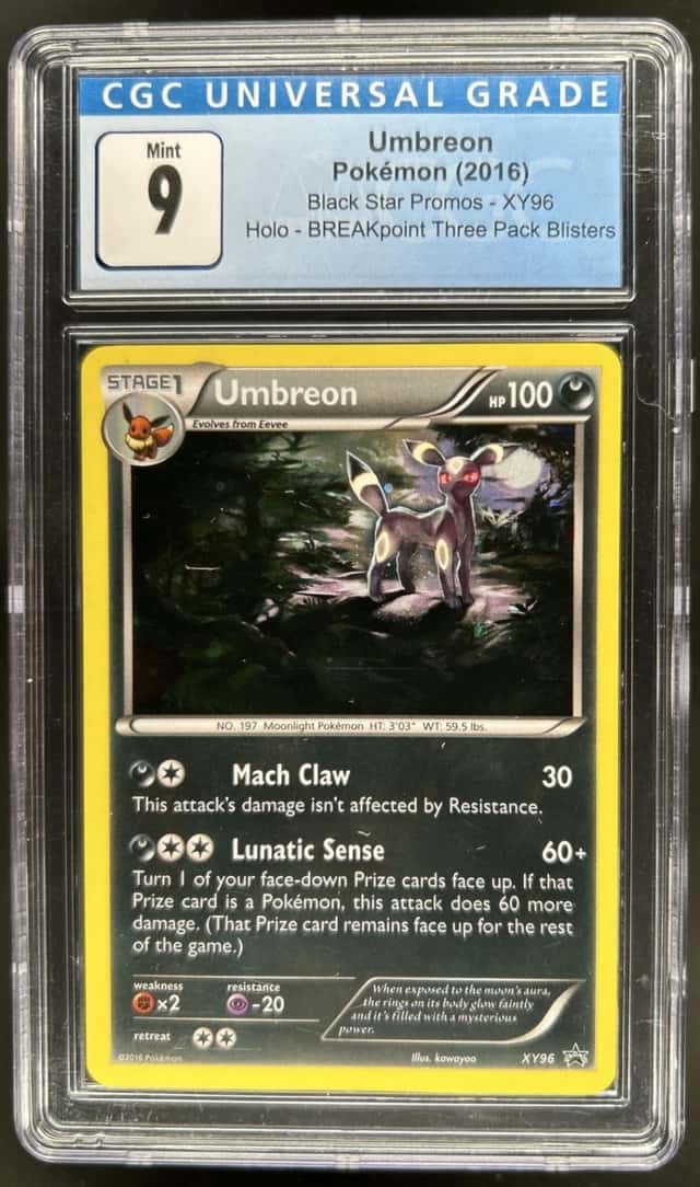 Pokemon XY Promos Umbreon 2016 #XY96 CGC 9 MINT