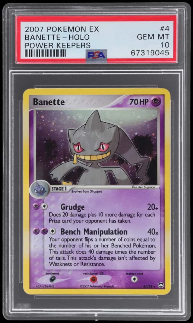 2007 Pokemon Ex Power Keepers Holo Banette #4