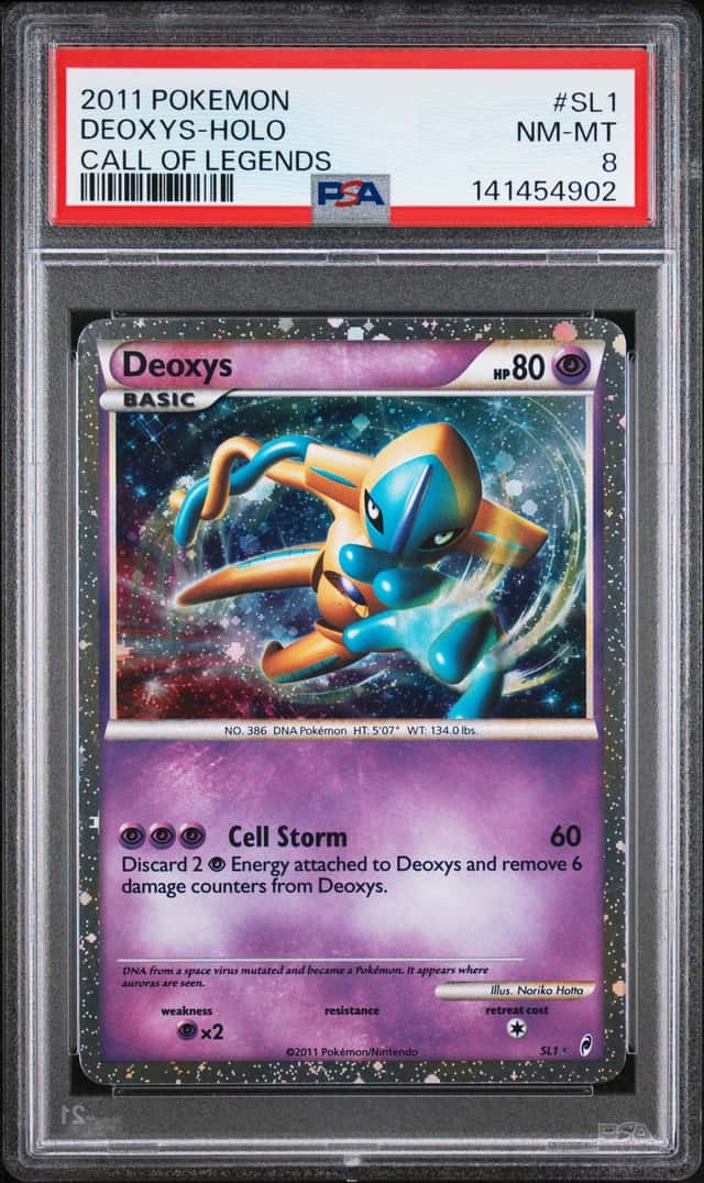 2011 Pokemon Call of Legends Holo Deoxys #SL1