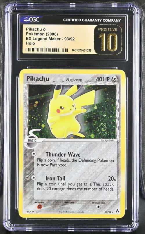 2006 Pokemon Ex Legend Maker Holo Pikachu #93