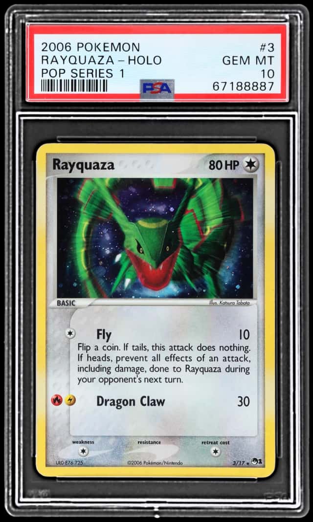2006 Pokemon Pop Series 1 Holo Rayquaza #3