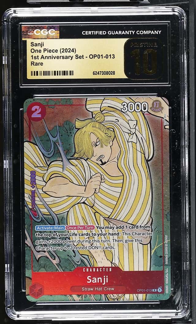 2024 One Piece Promo 1st Anniversary Set Sanji #OP01-013