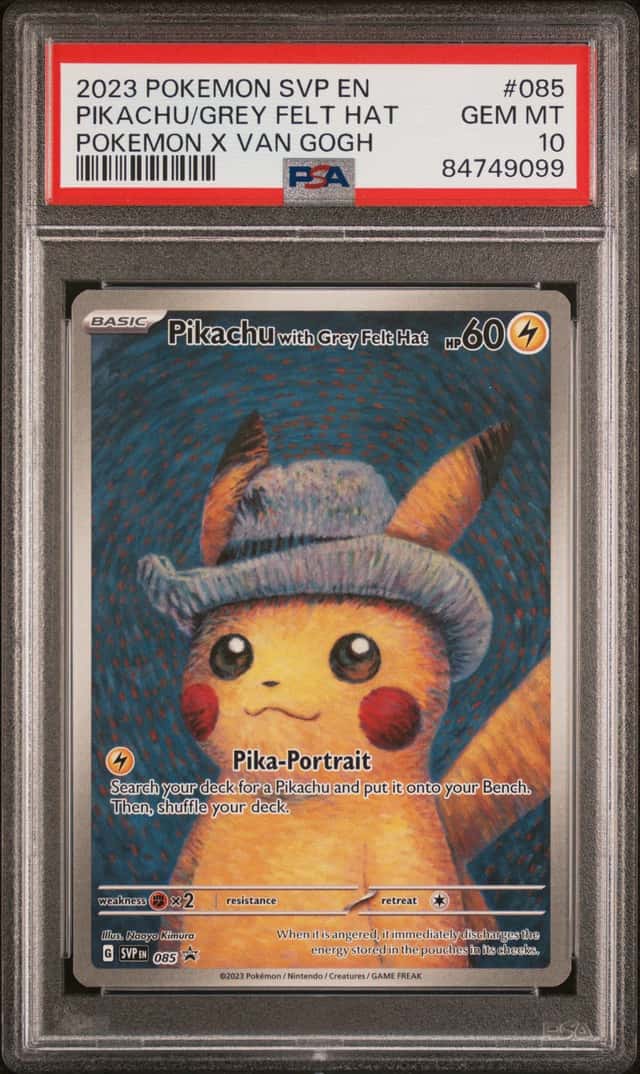 Pikachu/Grey Felt Hat