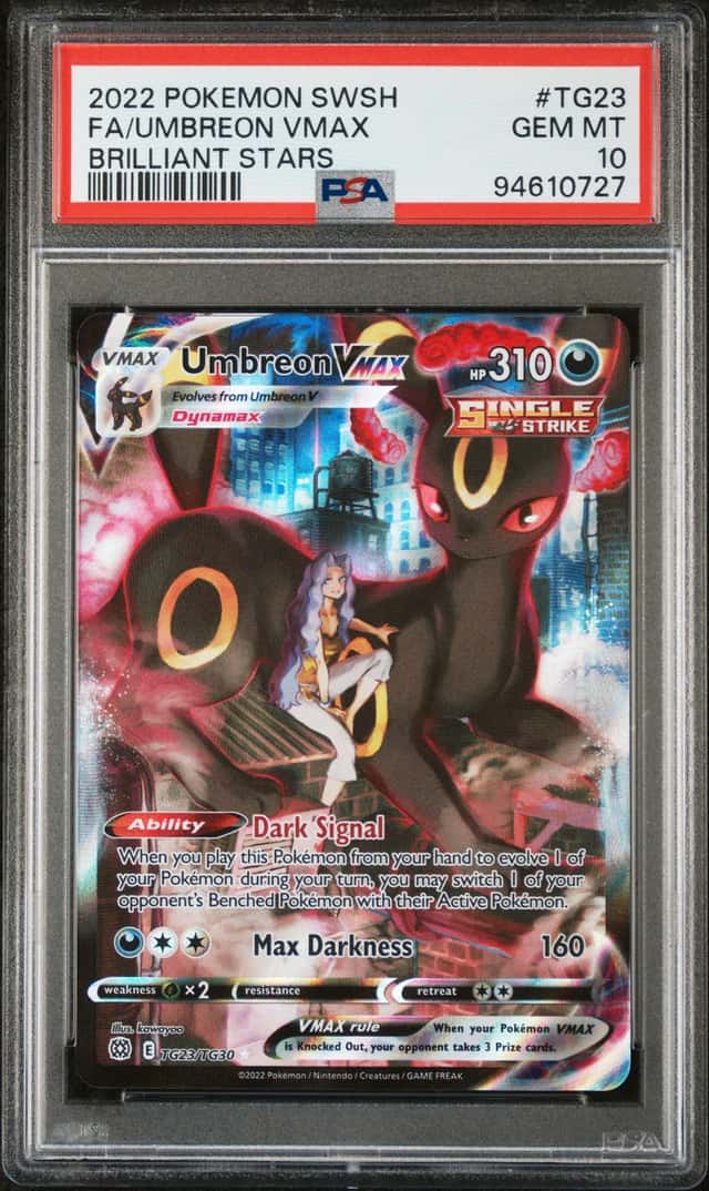 Umbreon Vmax #TG23 Brilliant Stars 2022 Pokemon PSA 10