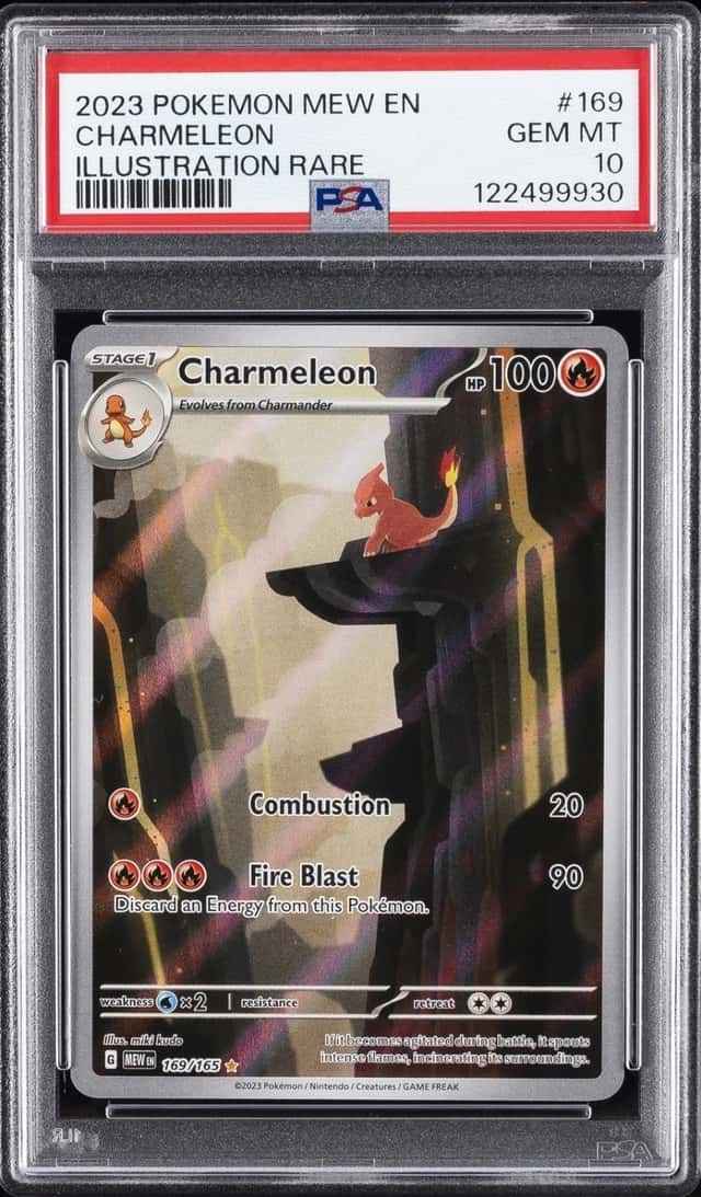 Pokemon Charmeleon 151 169/165 Illustration Rare PSA 10 Gem Mint