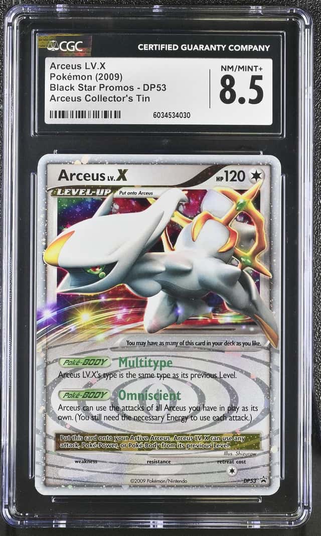 Arceus LV.X DP53 Black Star Promo 2009 Pokemon CGC 8.5
