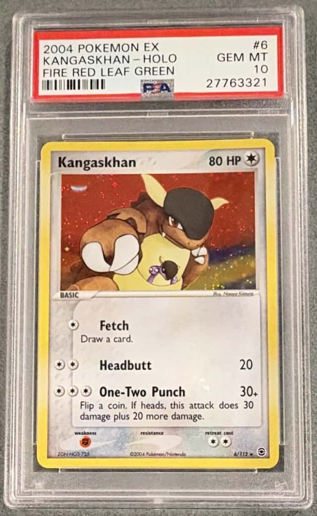 Kangaskhan 6/112 EX FireRed & LeafGreen Holo Rare PSA 10 Gem Mint AMAZING