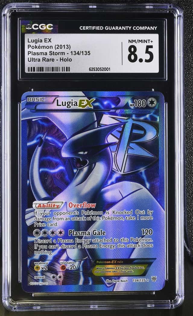 Lugia EX Full Art Plasma Storm 134 - CGC 8.5 Pokemon