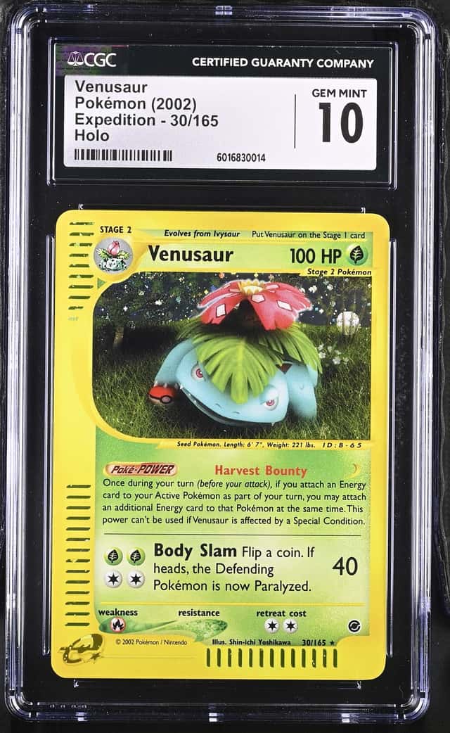 Pokemon Venusaur Expedition Holo Rare #30 PSA CGC 10 Gem Mint