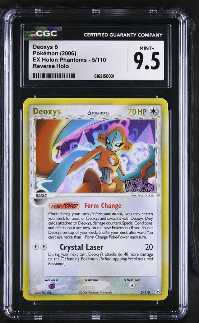 Pokémon Deoxys Delta Species 5/110 Holon Phantoms Reverse Holo CGC 9.5 POP 6