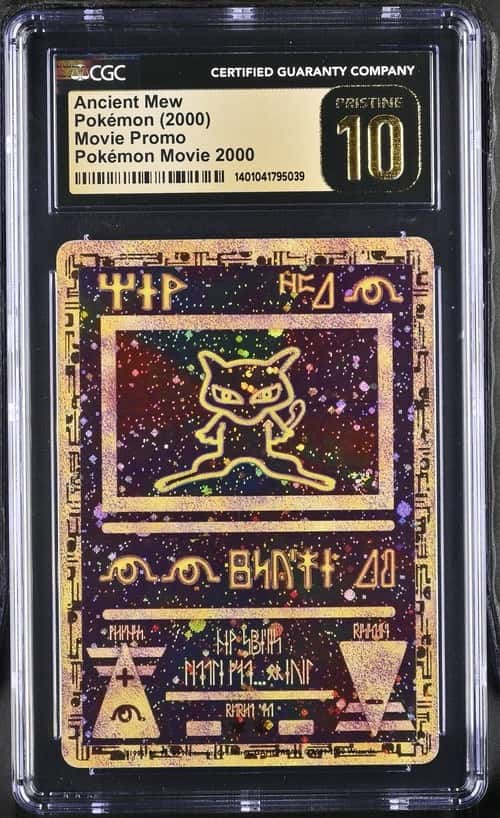 CGC 10 Pristine Ancient Mew 2000 Pokemon Movie Promo