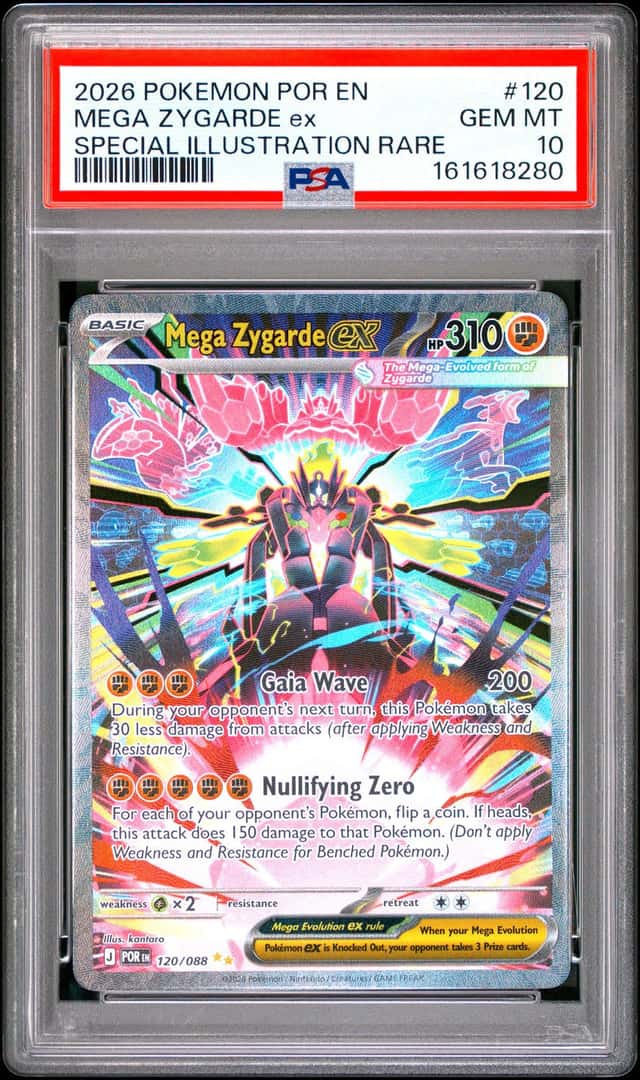 Mega Zygarde ex PSA 10 2026 Pokemon Perfect Order SIR #120/088 8280