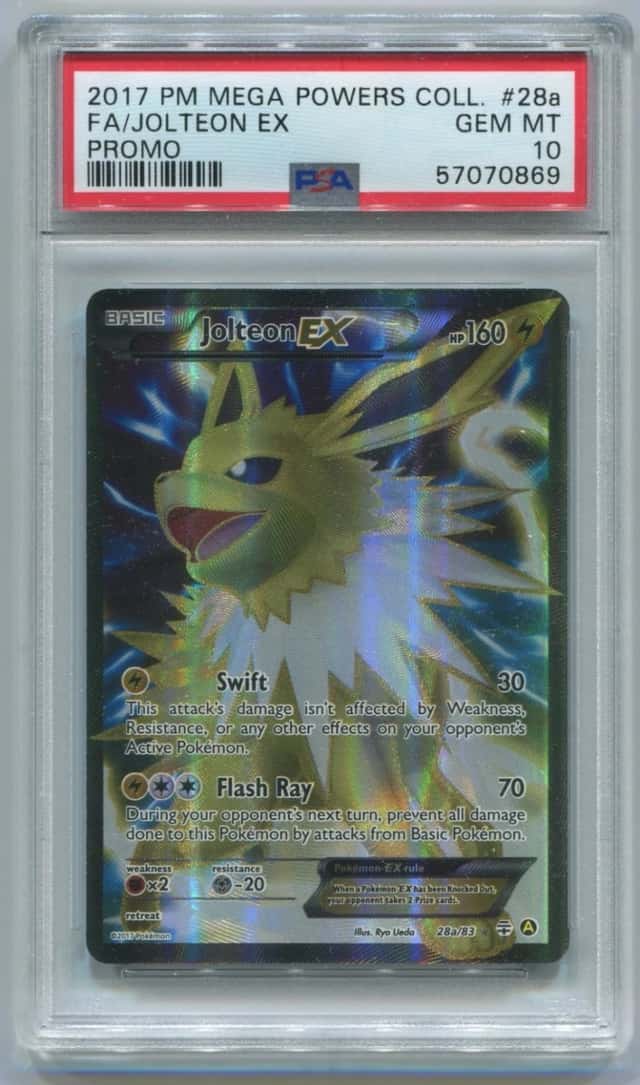 2017 Pokemon Generations Mega Powers Collection Jolteon Ex #28A PSA 10