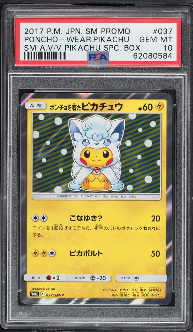 Poncho-wearing Pikachu