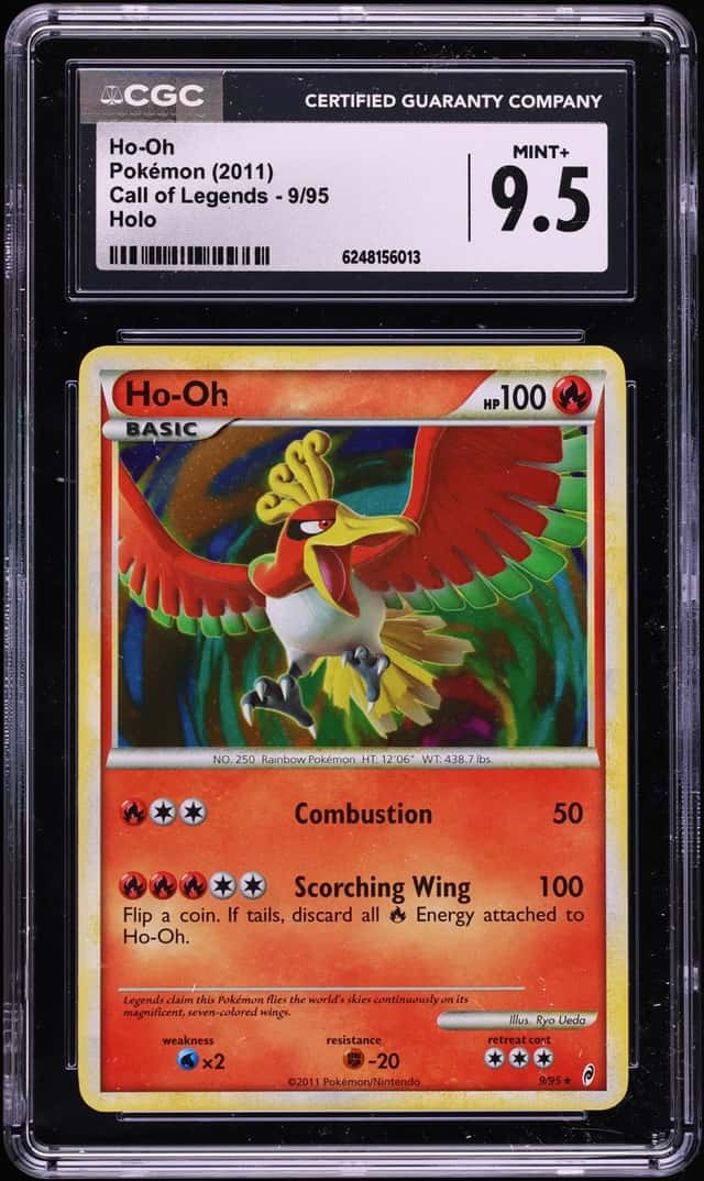 2011 Pokemon Call Of Legends Holo Ho-Oh #9 CGC 9.5 MINT+
