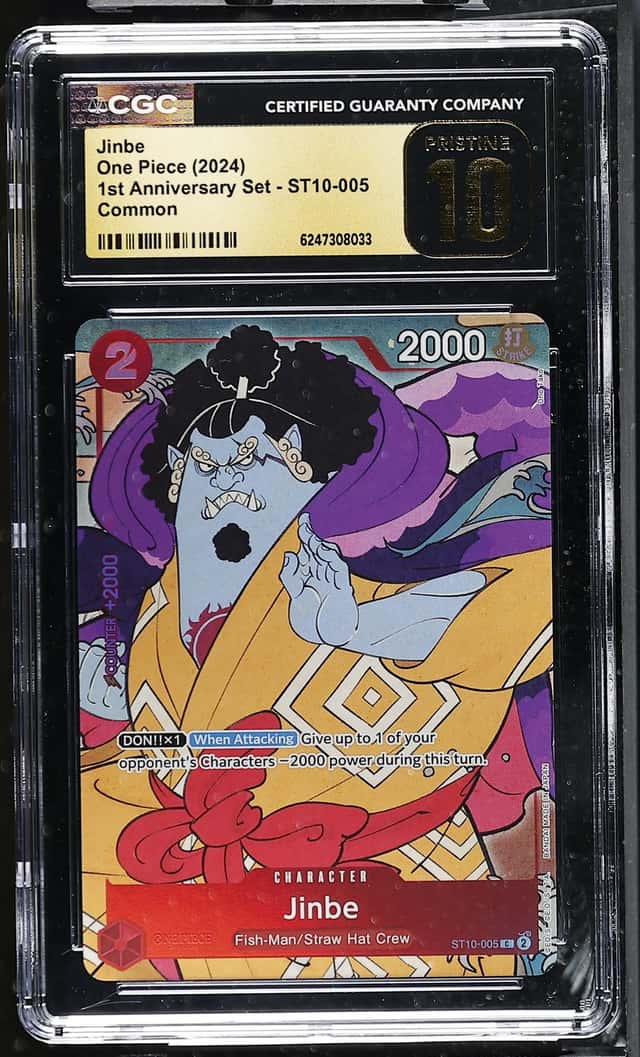2024 One Piece Promo 1st Anniversary Set Jinbe #ST10-005