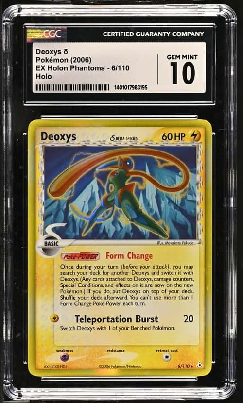 2006 Pokemon Ex Holon Phantoms Holo Deoxys #6