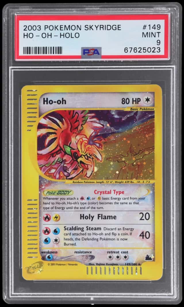 2003 Pokemon Skyridge Holo Ho Oh #149