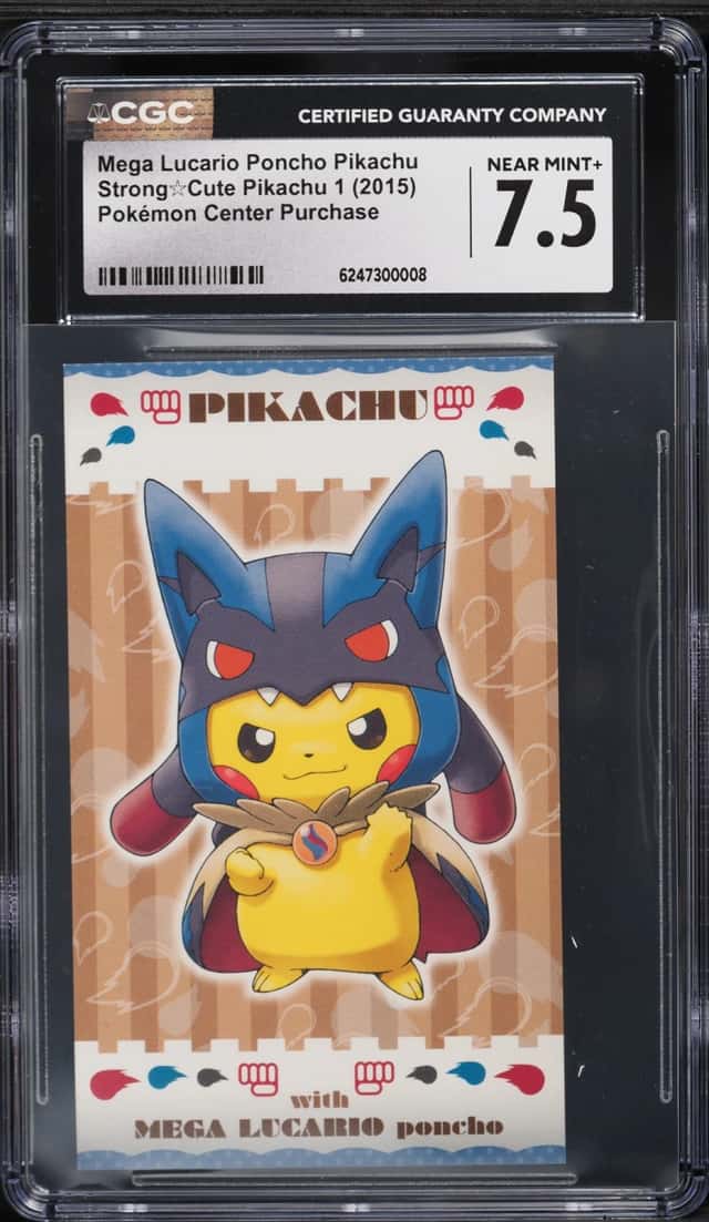Mega Lucario Poncho Pikachu