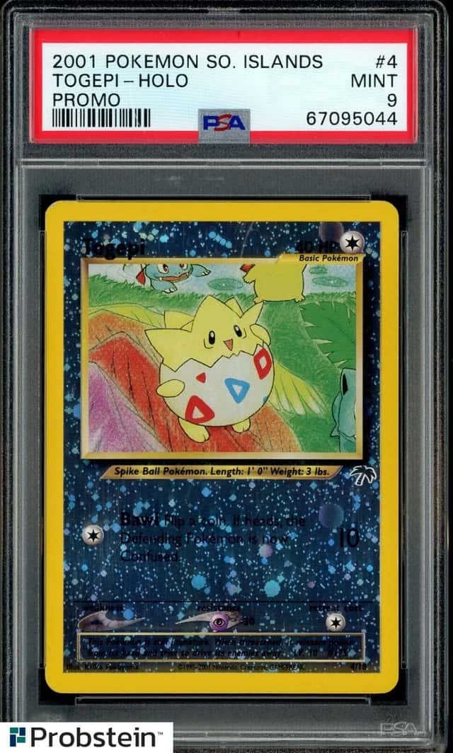 2001 POKEMON SOUTHERN ISLANDS PROMO #4 TOGEPI-HOLO PROMO PSA 9 MINT