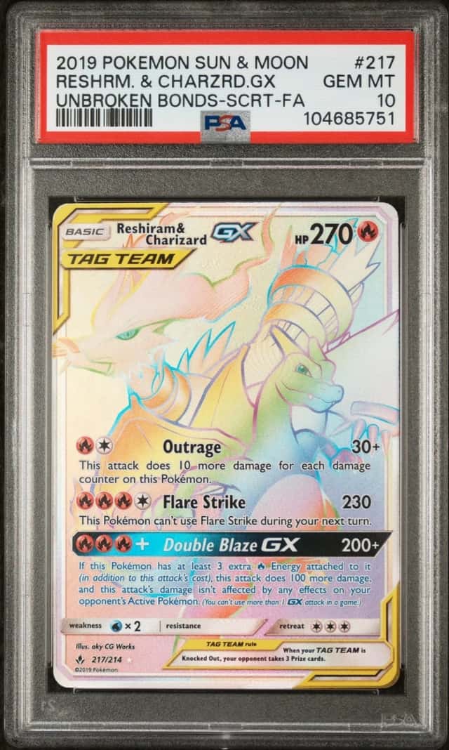 Reshiram & Charizard GX
