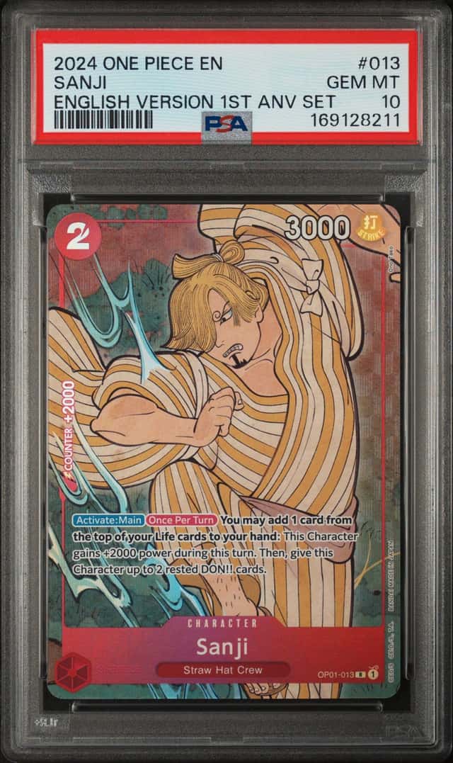 2024 One Piece Promo 1st Anniversary Set Sanji #OP01-013