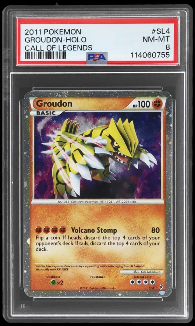 2011 Pokemon Call of Legends Holo Groudon #SL4